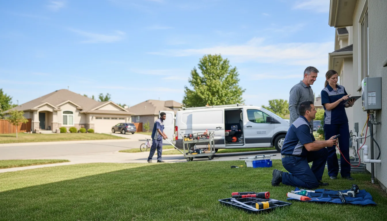 Tankless water heater service in Taylor, TX